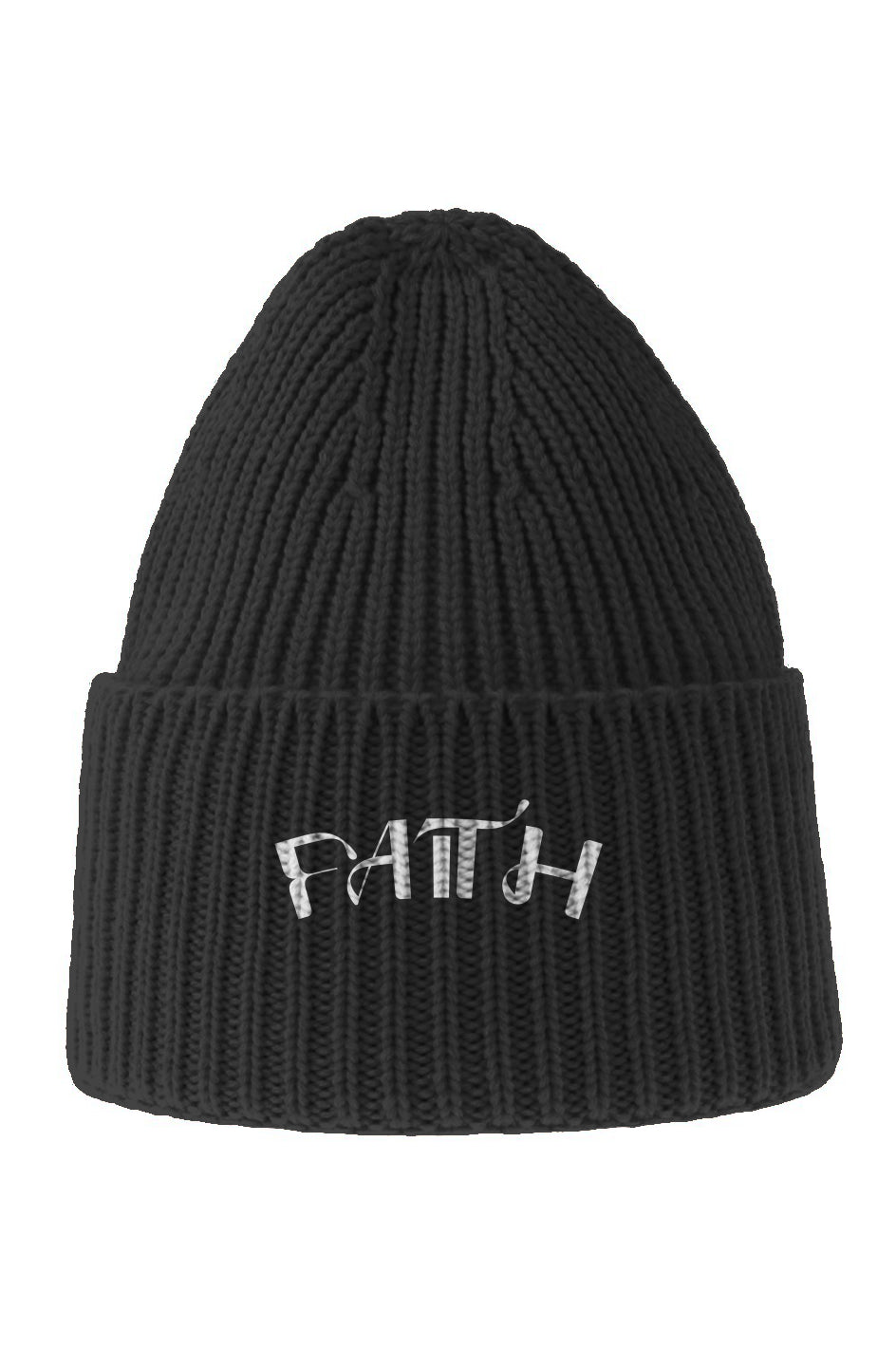 Faith Sustainable Chunky Rib Knit Beanie