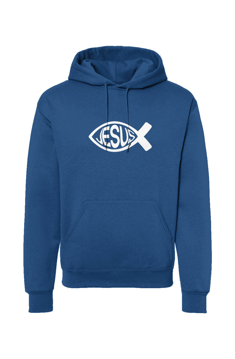 Jesus Fish Hooded Sweatshirt